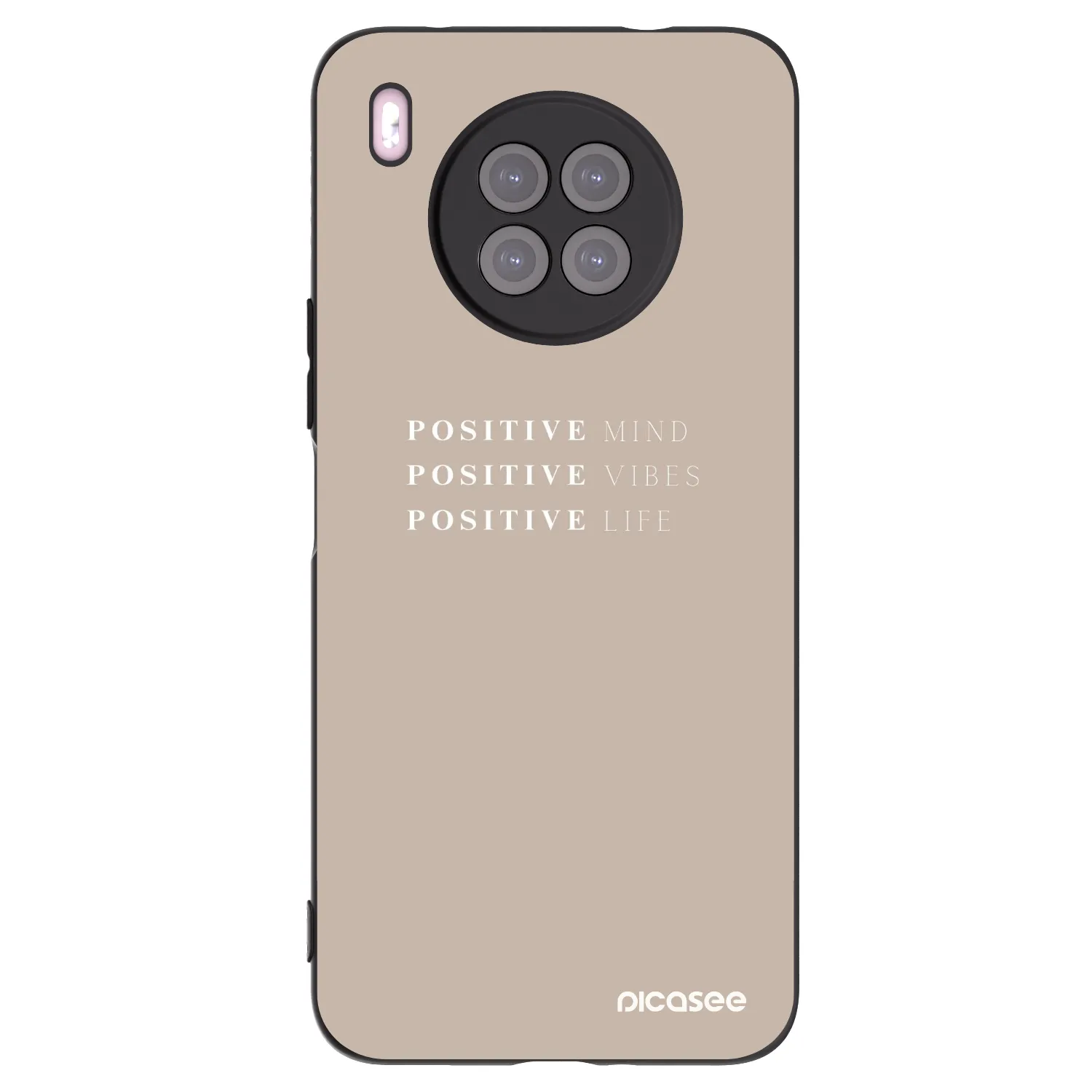 Picasee silikónový čierny obal pre Huawei Nova 8i - Positive Vibes