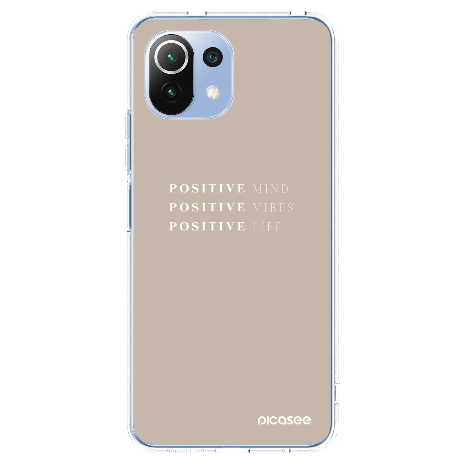 Picasee silikónový prehľadný obal pre Xiaomi 11 Lite 5G NE - Positive Vibes