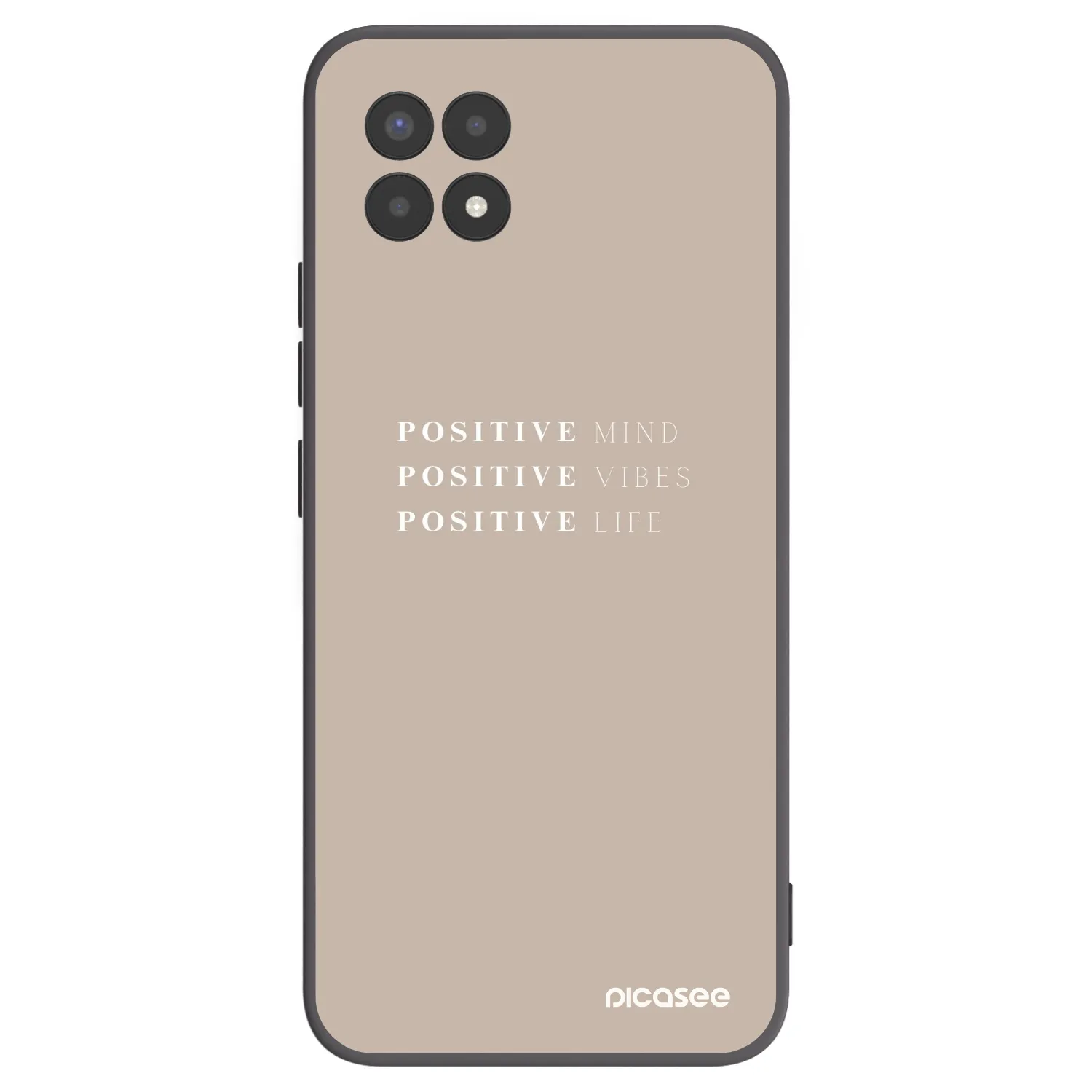 Picasee silikónový čierny obal pre Realme 8i - Positive Vibes