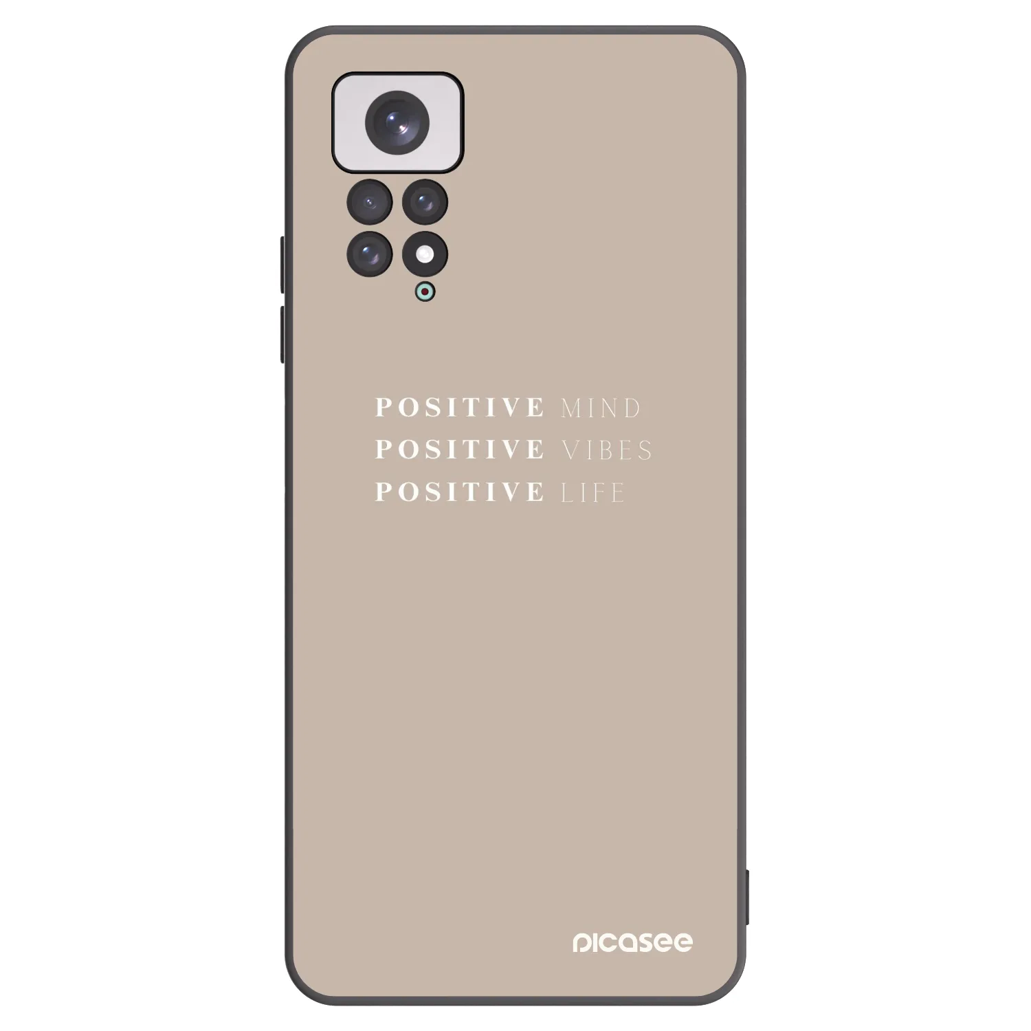 Picasee silikónový čierny obal pre Xiaomi Redmi Note 11 - Positive Vibes
