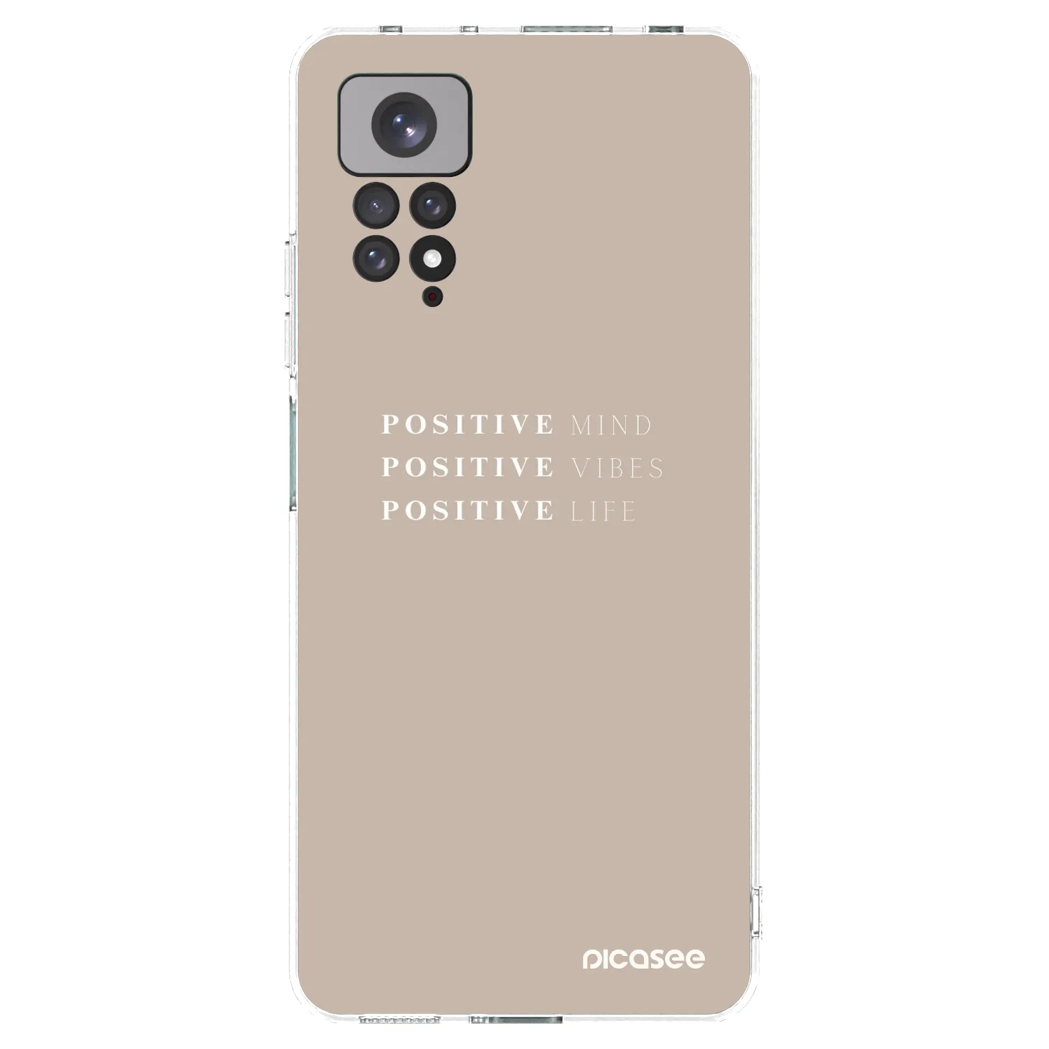 Picasee silikónový prehľadný obal pre Xiaomi Redmi Note 11S 4G - Positive Vibes