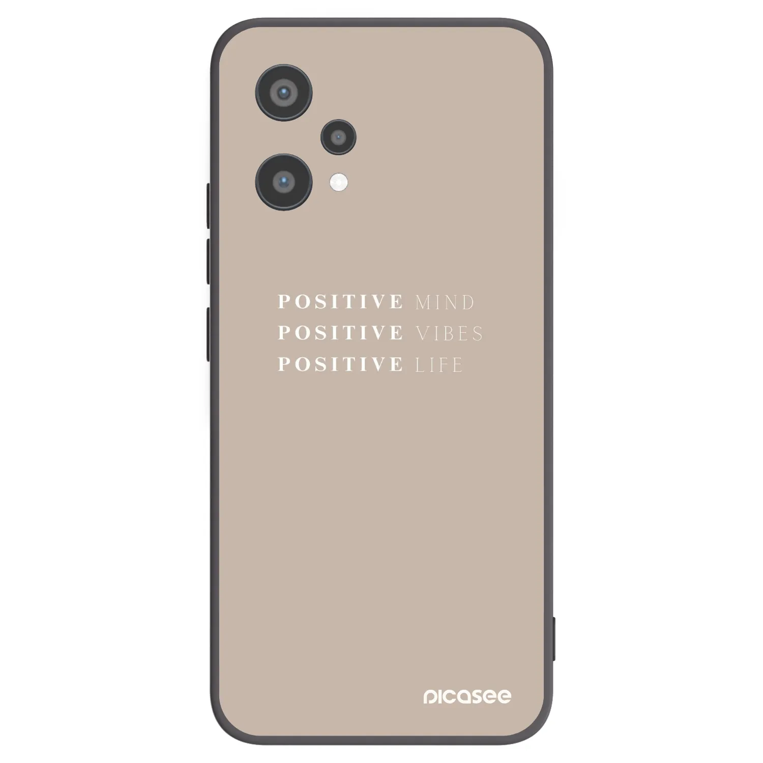 Picasee silikónový čierny obal pre Realme 9 Pro 5G - Positive Vibes