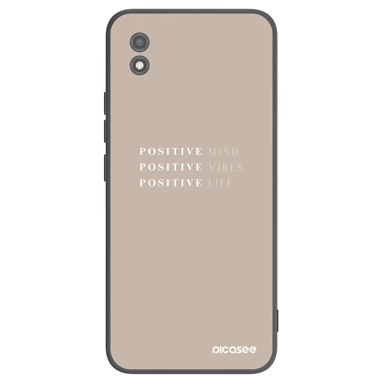 Picasee silikónový čierny obal pre Realme C11 (2021) - Positive Vibes