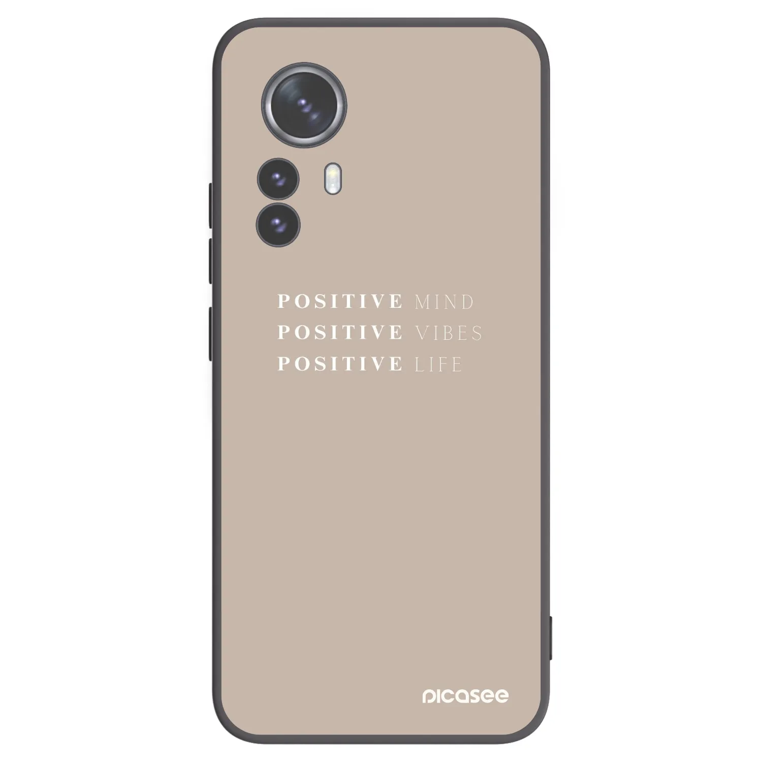 Picasee silikónový čierny obal pre Xiaomi 12 Pro - Positive Vibes