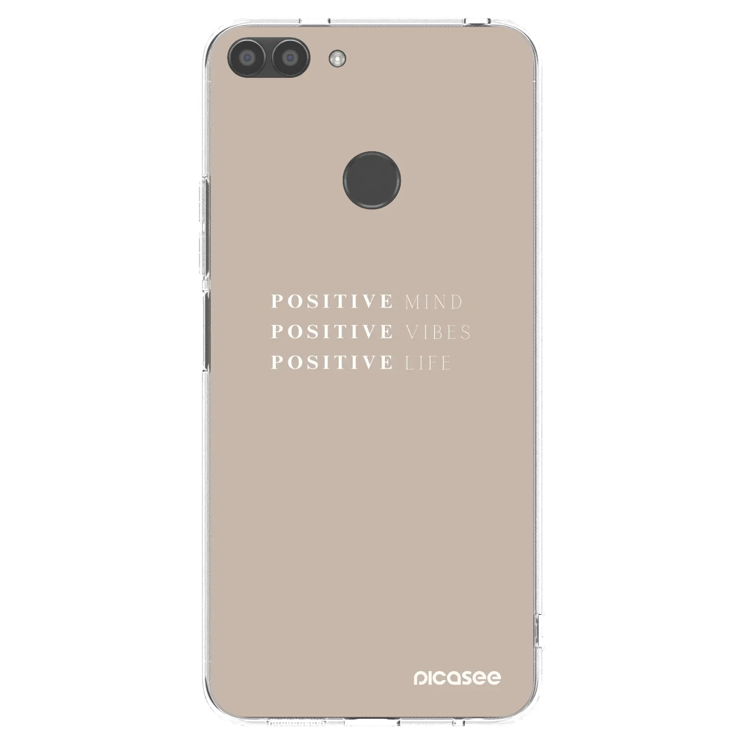Picasee silikónový prehľadný obal pre Huawei P Smart - Positive Vibes