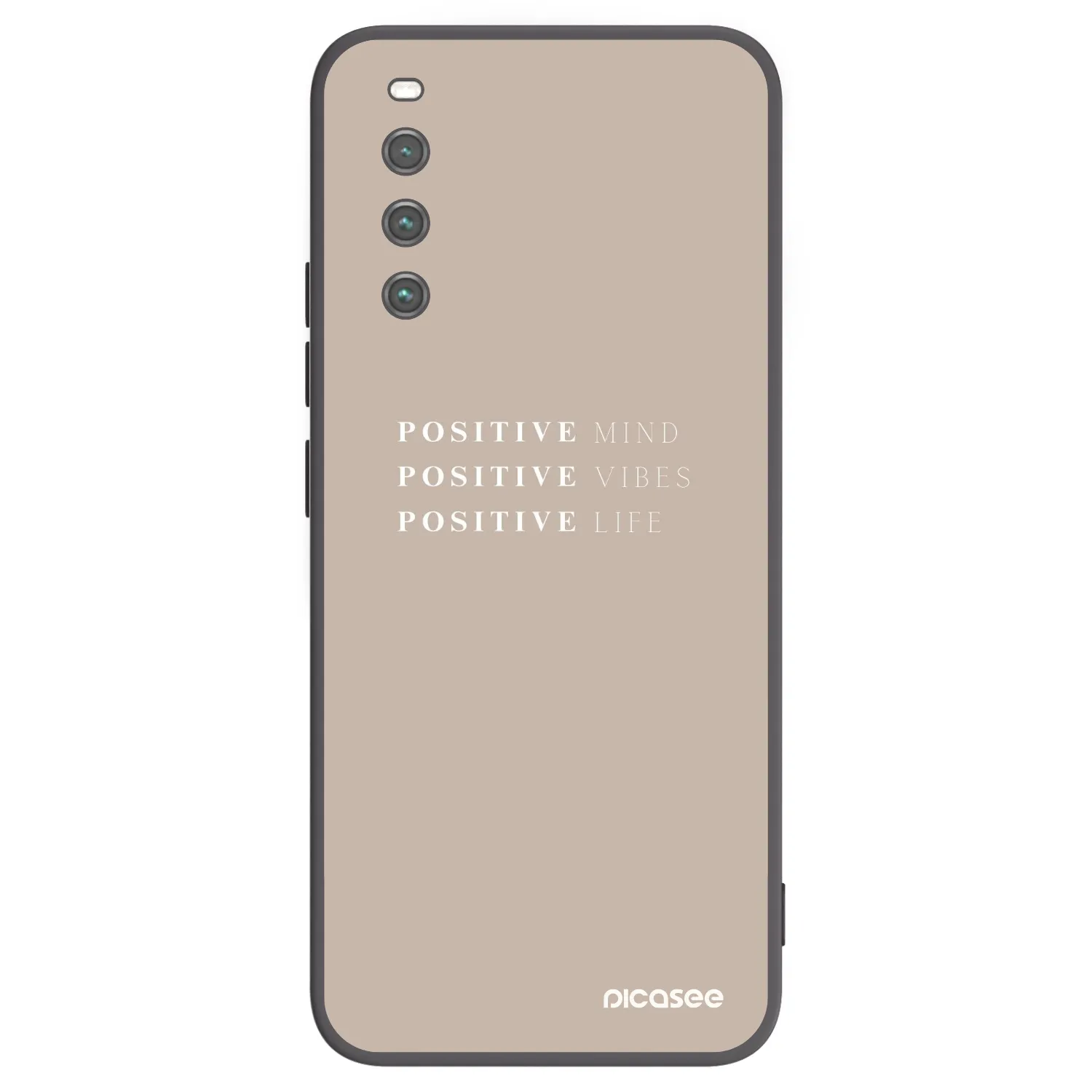 Picasee silikónový čierny obal pre Sony Xperia 10 IV 5G - Positive Vibes