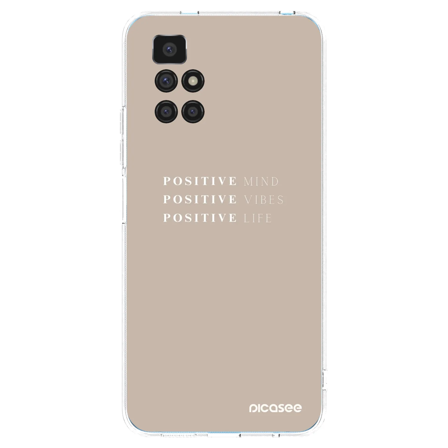 Picasee silikónový prehľadný obal pre Xiaomi Redmi 10 (2022) - Positive Vibes