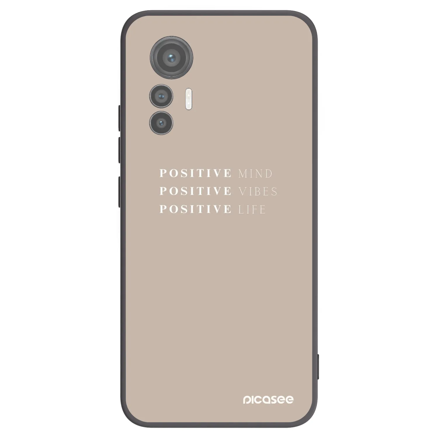 Picasee silikónový čierny obal pre Xiaomi 12 Lite - Positive Vibes