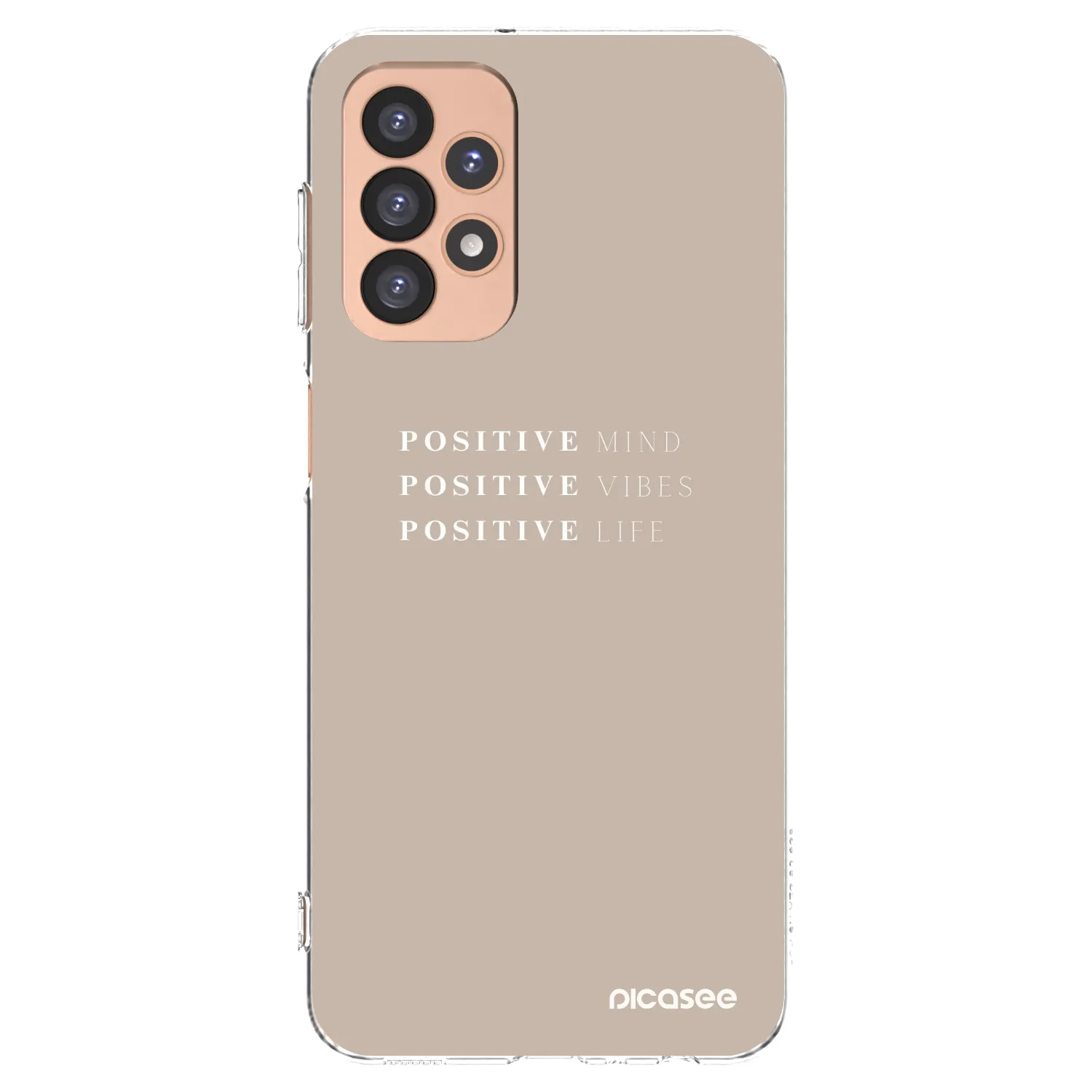 Picasee silikónový prehľadný obal pre Samsung Galaxy A23 A236B 5G - Positive Vibes