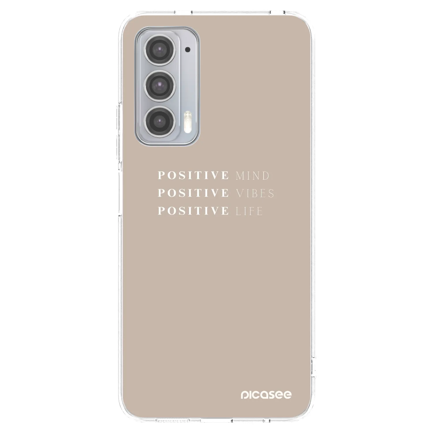 Picasee silikónový prehľadný obal pre Motorola Edge 20 - Positive Vibes