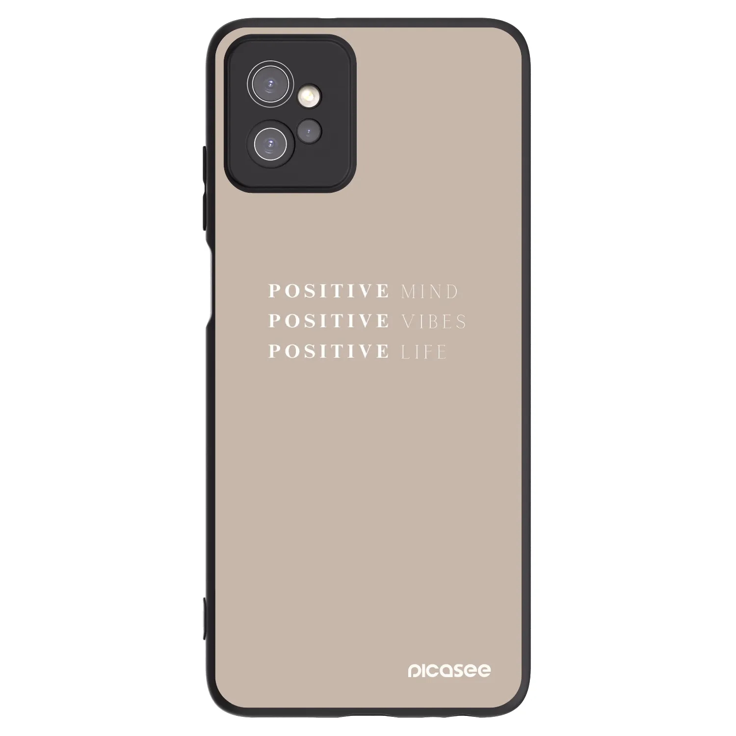 Picasee silikónový čierny obal pre Motorola Moto G32 - Positive Vibes