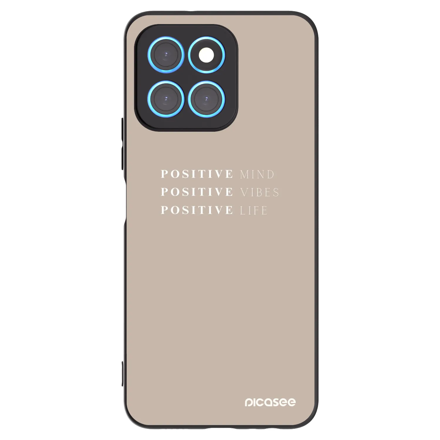 Picasee silikónový čierny obal pre Honor X8 5G - Positive Vibes