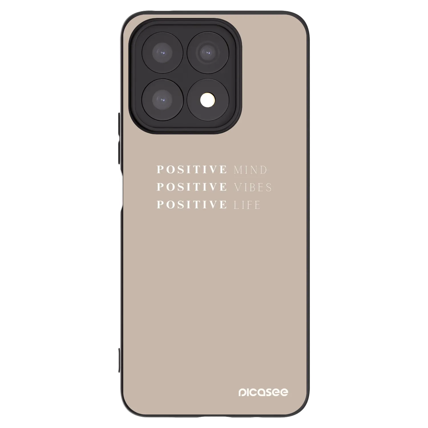 Picasee silikónový čierny obal pre Honor X8a - Positive Vibes