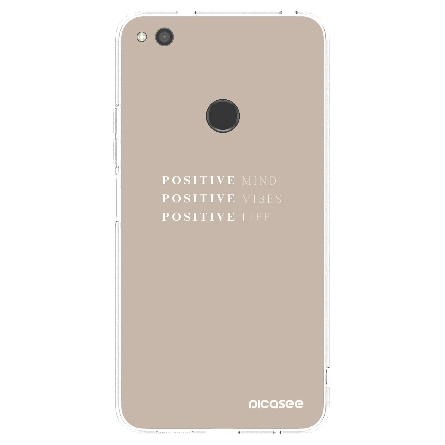 Picasee silikónový prehľadný obal pre Huawei P9 Lite 2017 - Positive Vibes