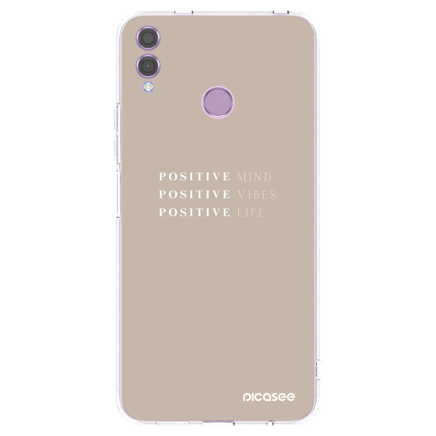 Silikónový prehľadný obal pre Honor 8X - Positive Vibes
