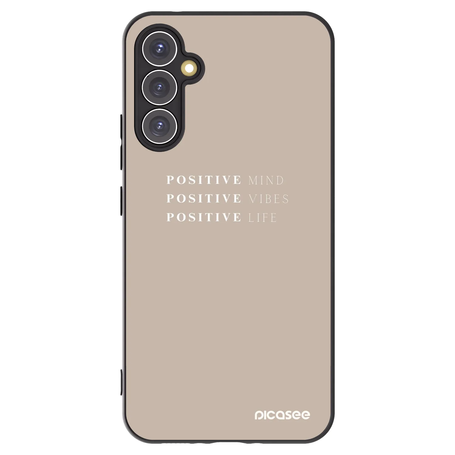 Picasee silikónový čierny obal pre Samsung Galaxy A34 5G A346B - Positive Vibes