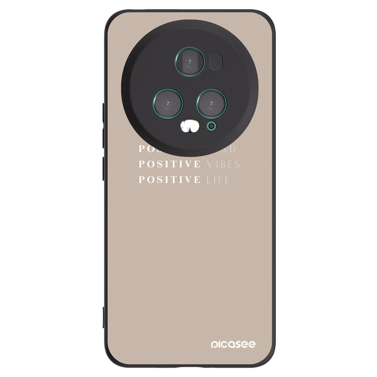 Silikónový čierny obal pre Honor Magic5 Pro - Positive Vibes