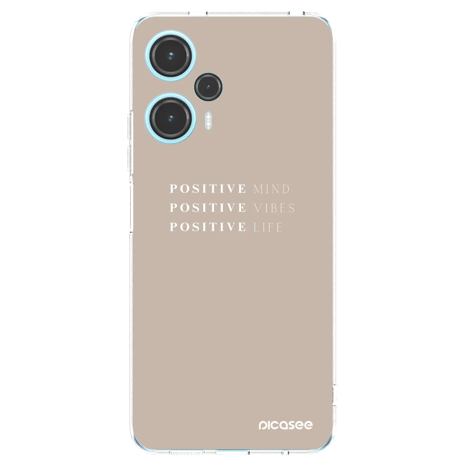 Picasee silikónový prehľadný obal pre Xiaomi Poco F5 - Positive Vibes