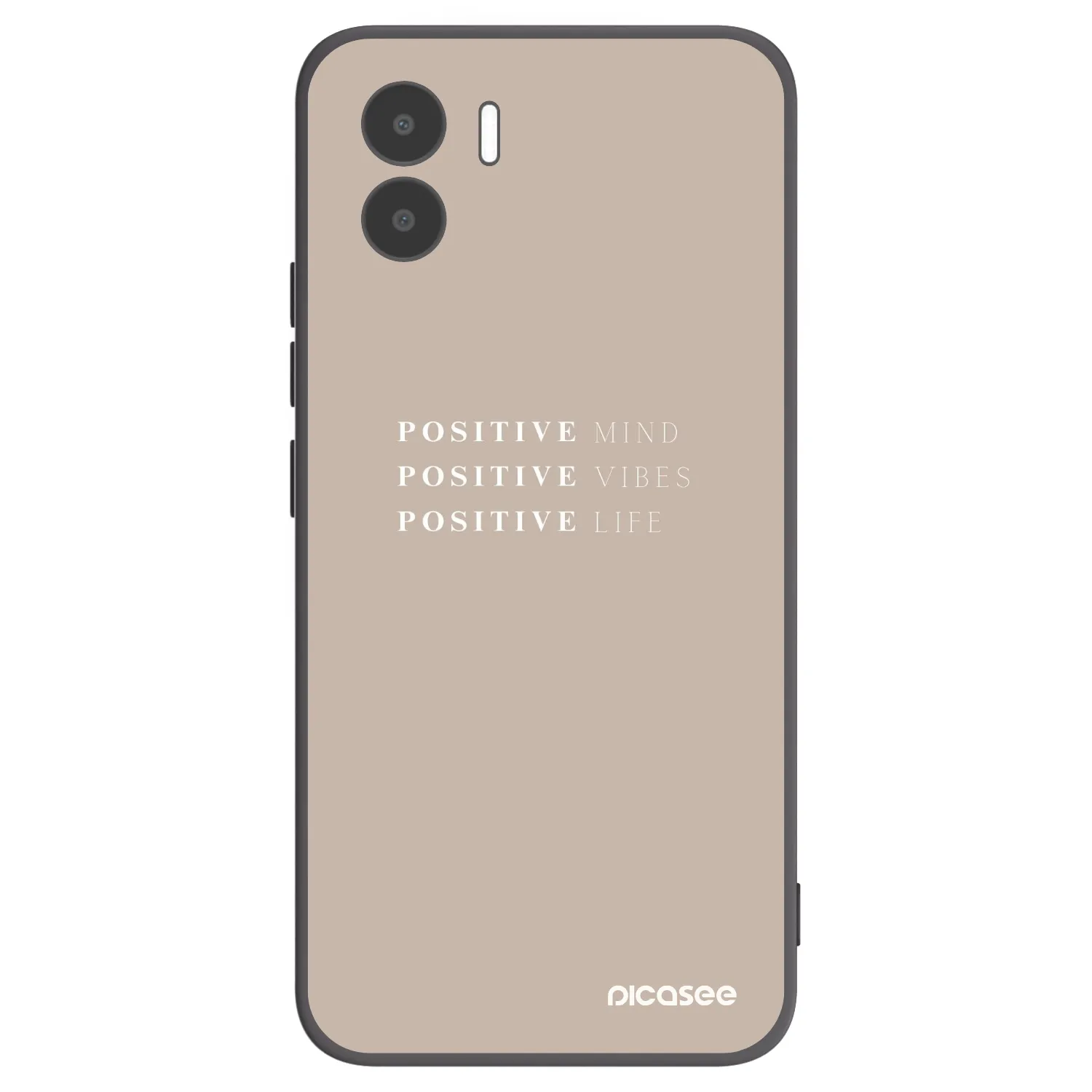 Picasee silikónový čierny obal pre Xiaomi Redmi A2 - Positive Vibes
