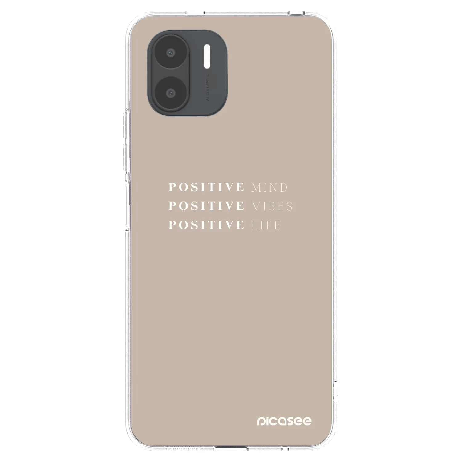 Picasee silikónový prehľadný obal pre Xiaomi Redmi A2 - Positive Vibes