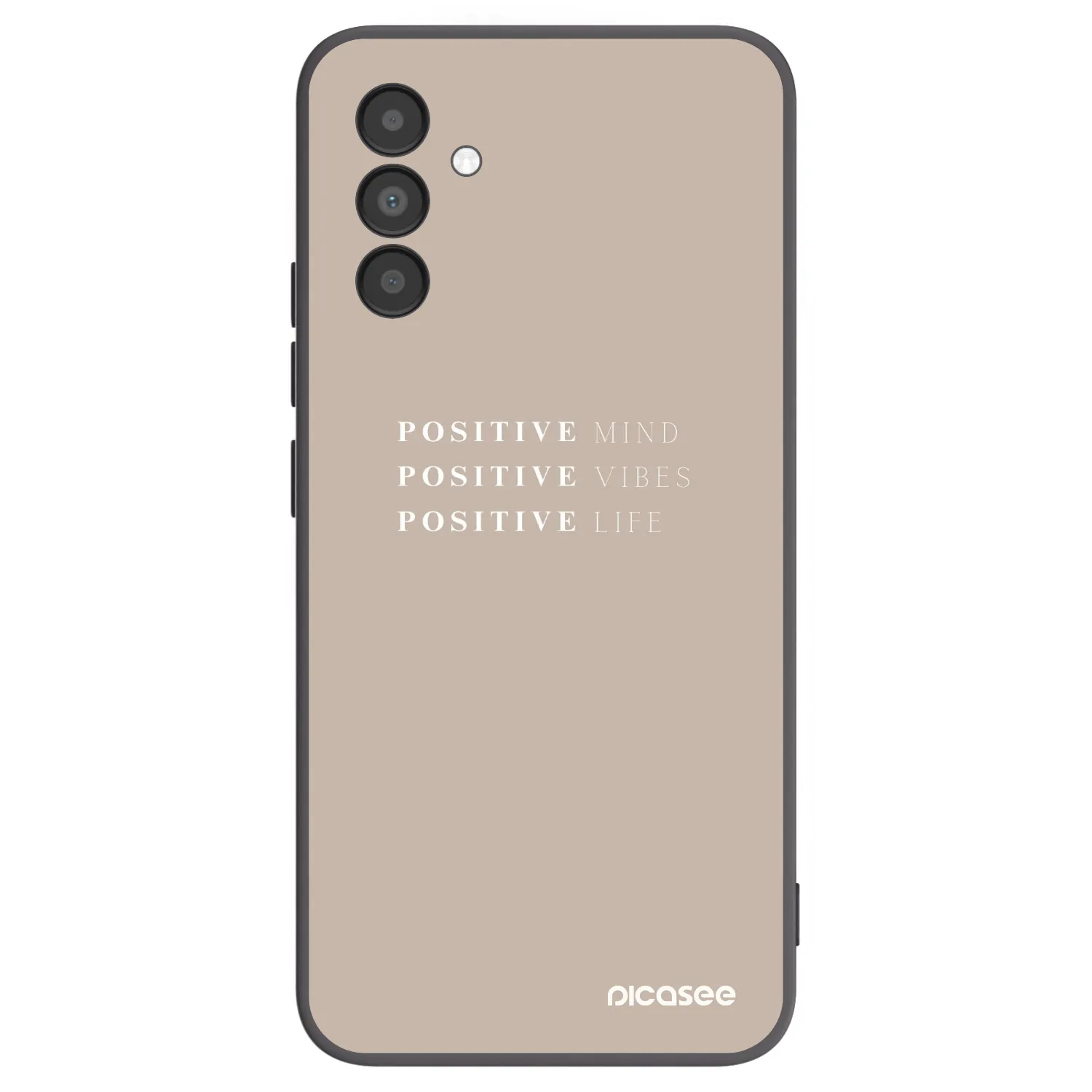 Picasee silikónový čierny obal pre Samsung Galaxy A04s A047F - Positive Vibes