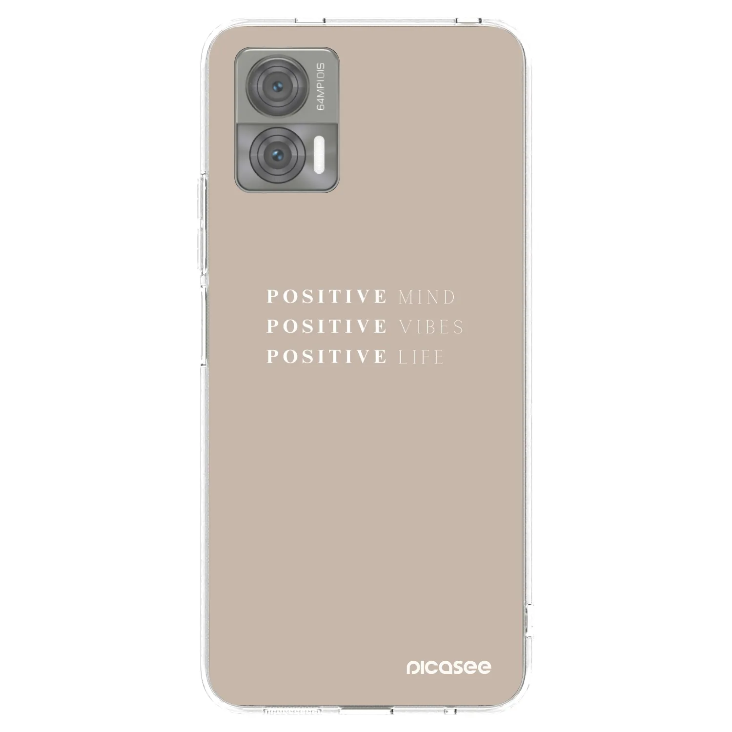 Silikónový prehľadný obal pre Motorola Edge 30 Neo - Positive Vibes