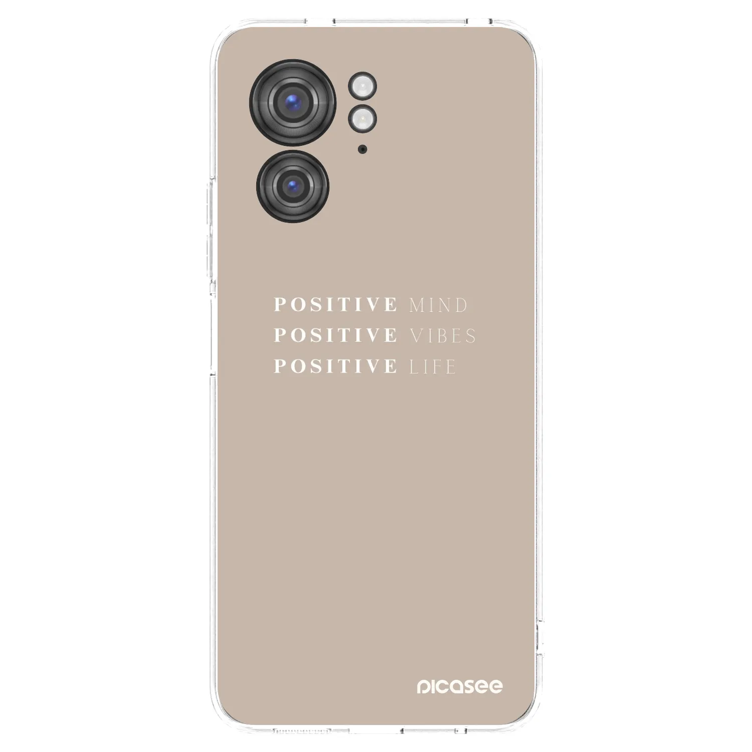 Picasee silikónový prehľadný obal pre Motorola Edge 40 - Positive Vibes