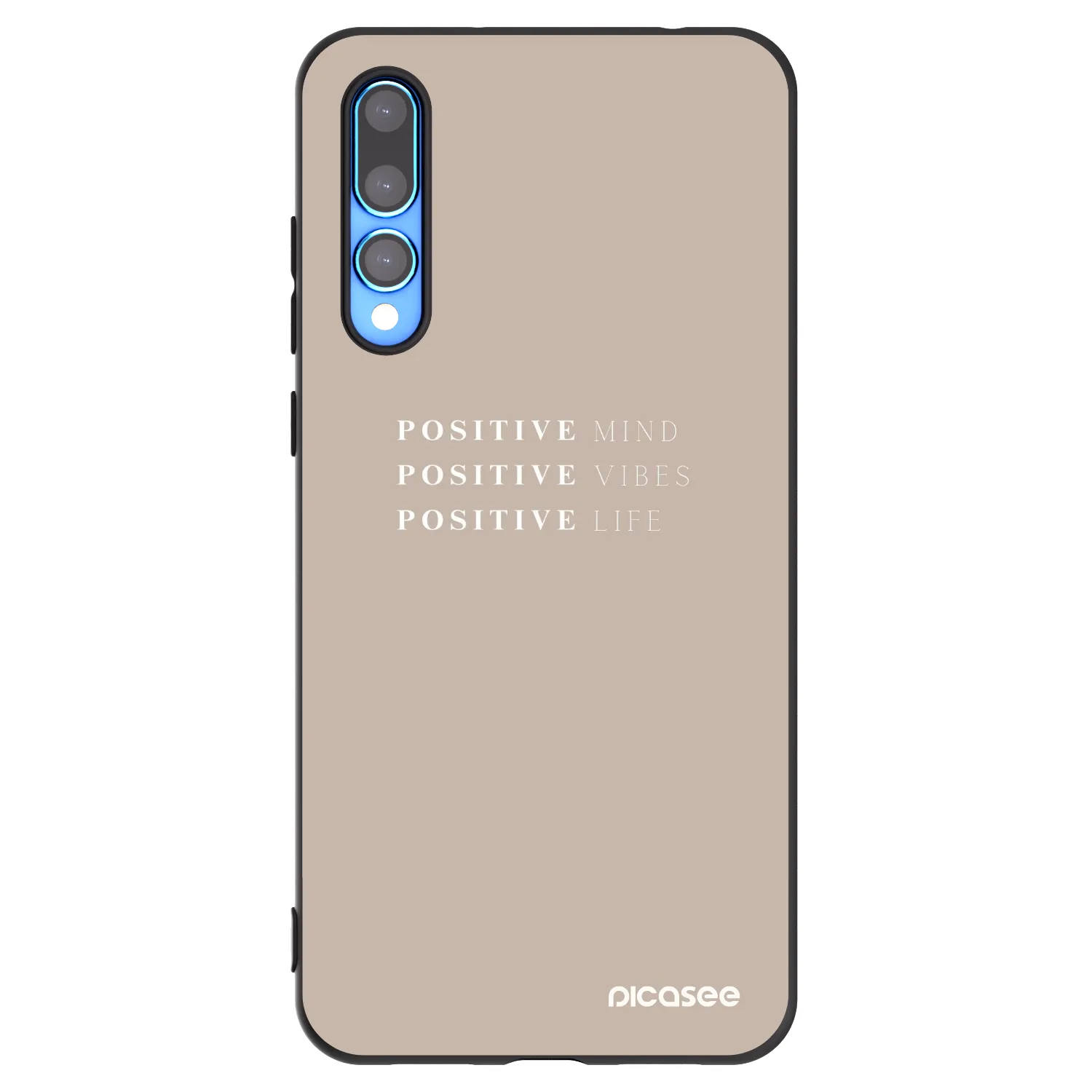 Picasee silikónový čierny obal pre Huawei P20 Pro - Positive Vibes
