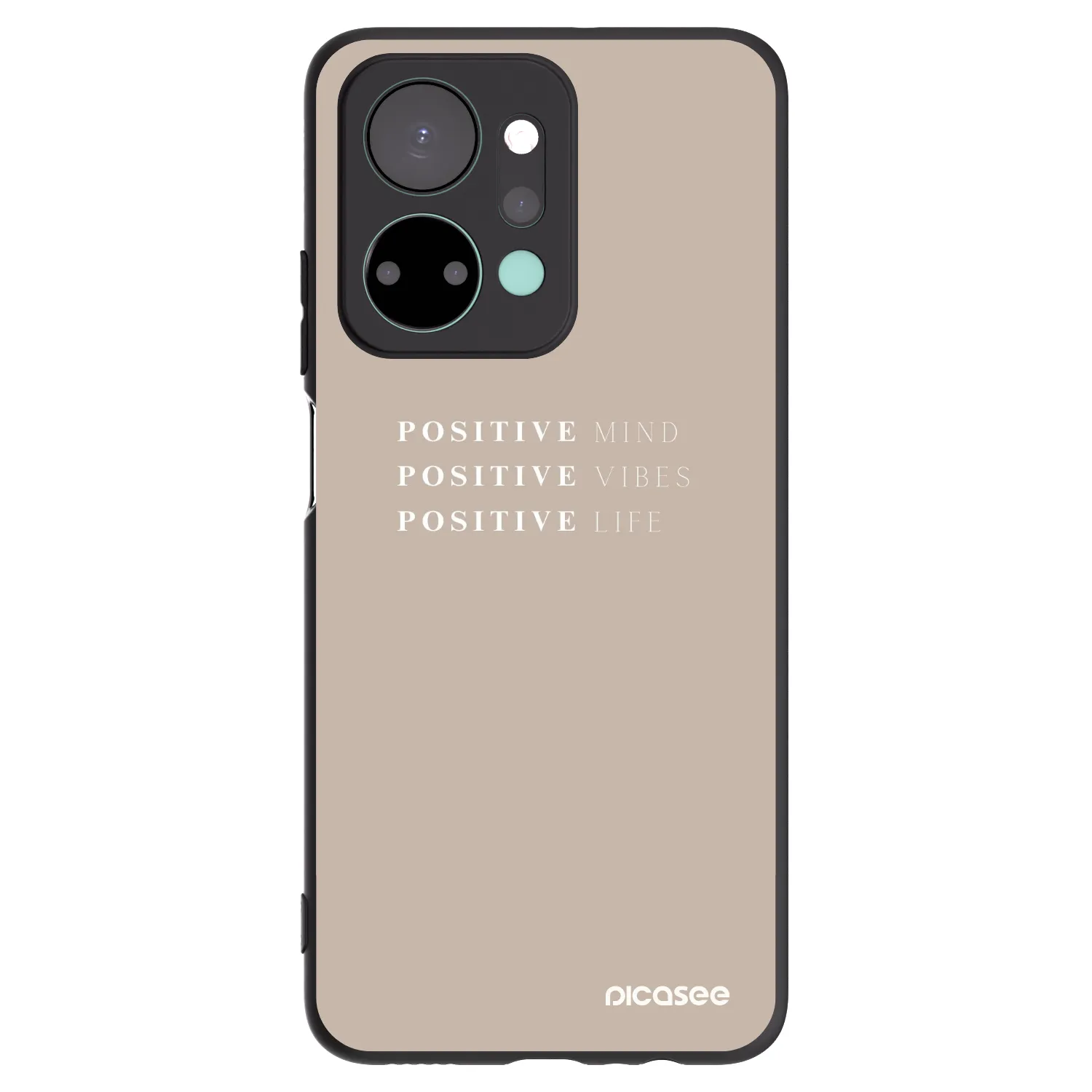 Picasee silikónový čierny obal pre Honor X7a - Positive Vibes