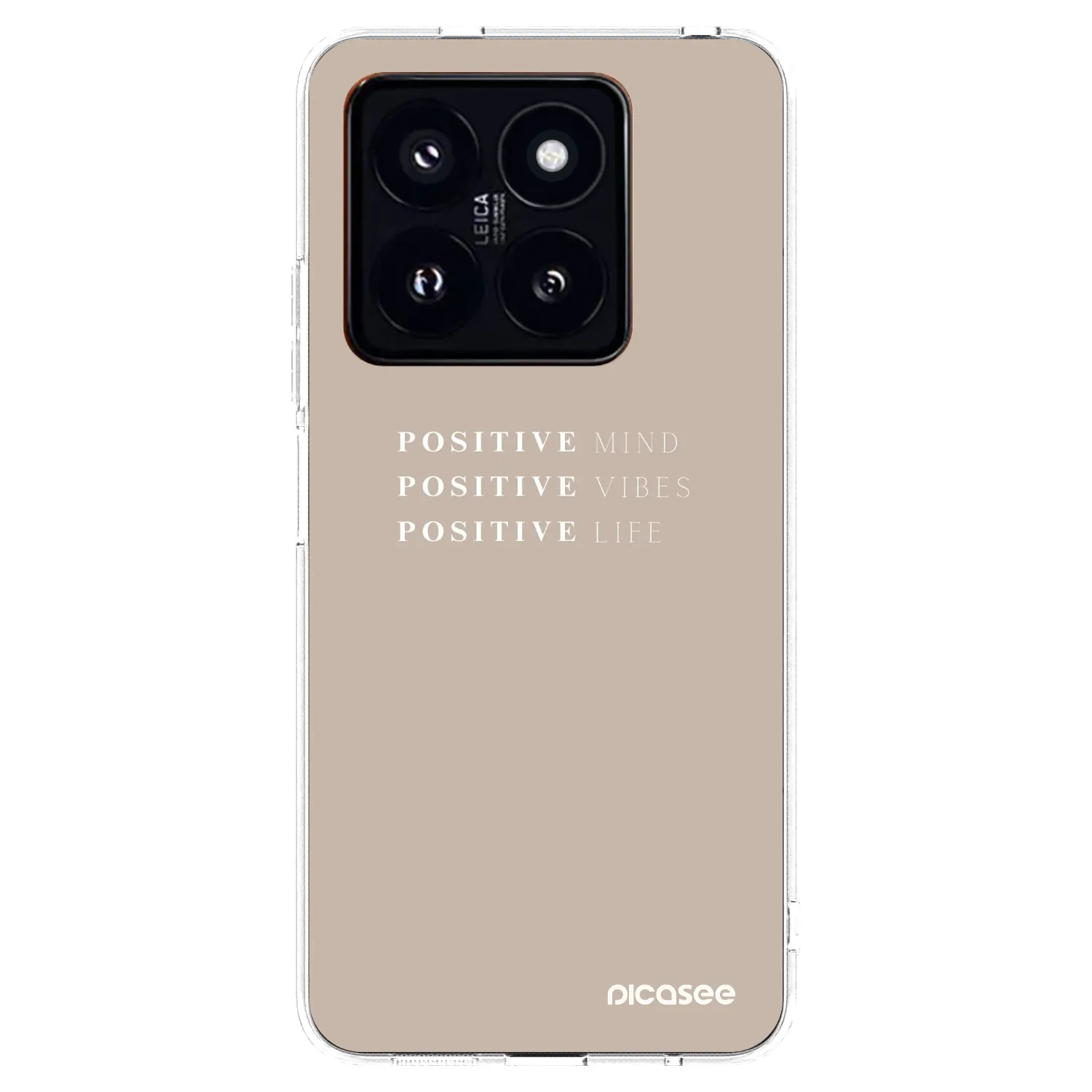 Picasee silikónový prehľadný obal pre Xiaomi 14 Pro - Positive Vibes