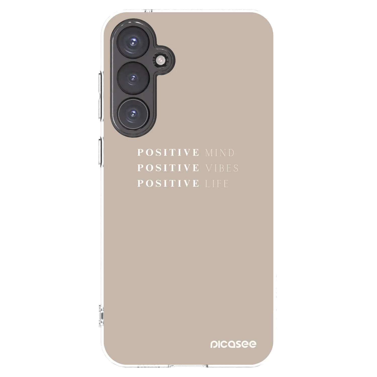 Picasee silikónový prehľadný obal pre Samsung Galaxy S23 FE S711B - Positive Vibes