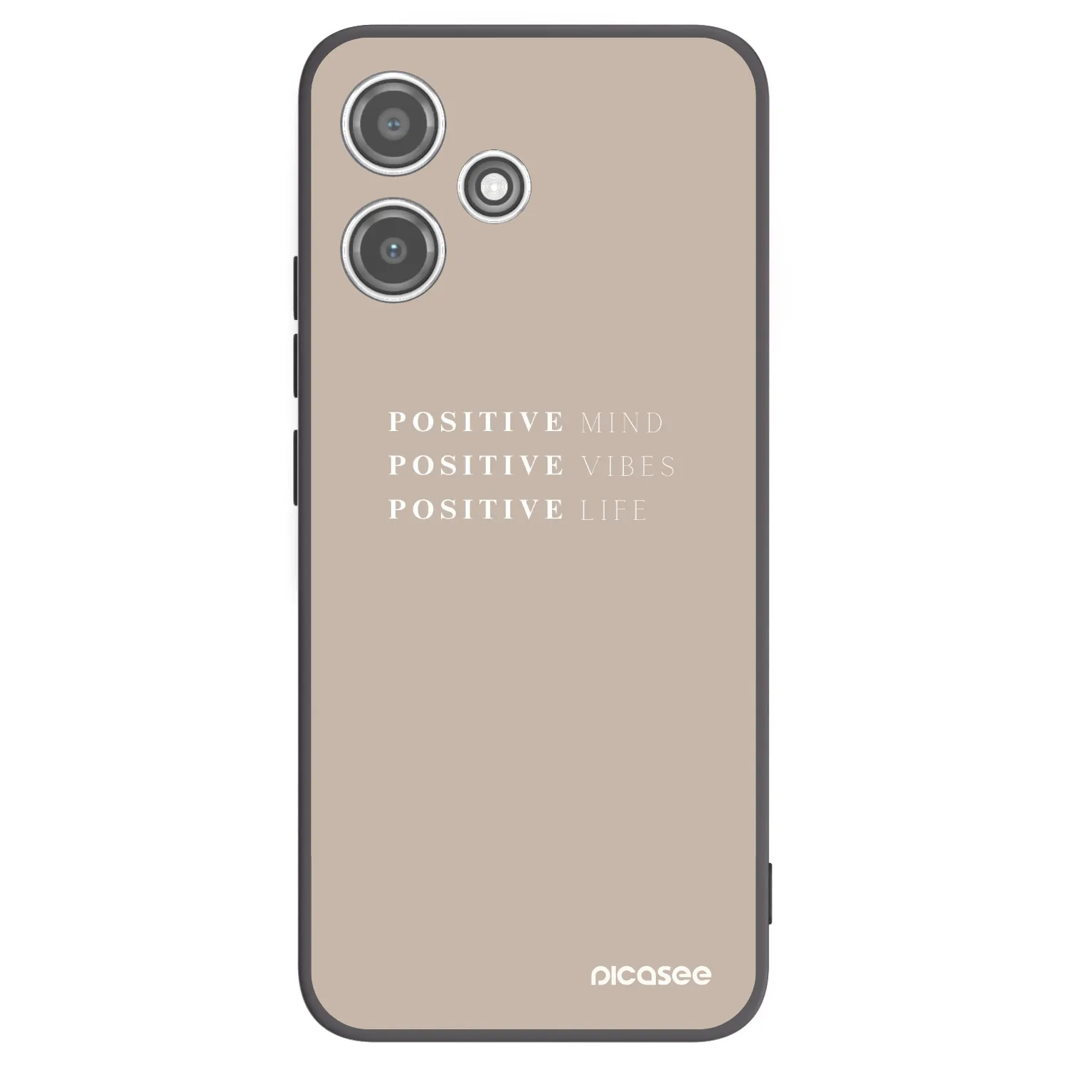 Picasee silikónový čierny obal pre Xiaomi Redmi 12 5G - Positive Vibes
