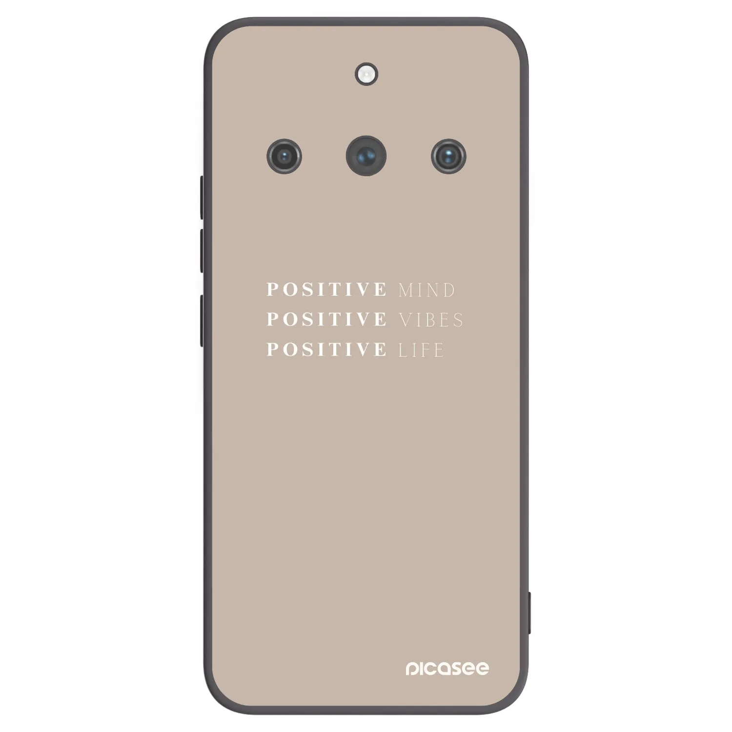 Picasee silikónový čierny obal pre Realme 11 Pro+ - Positive Vibes