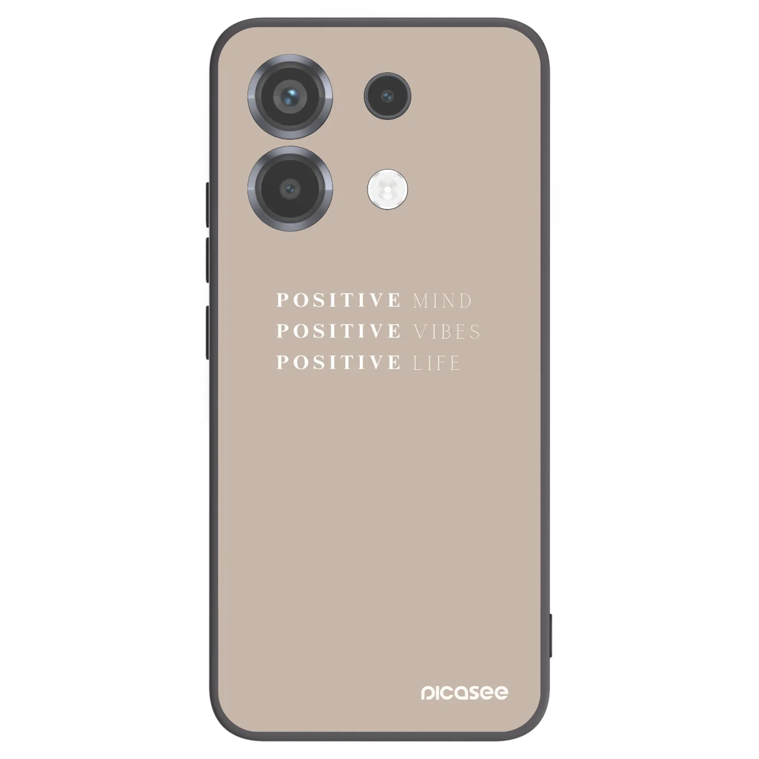 Picasee silikónový čierny obal pre Xiaomi Poco X6 - Positive Vibes