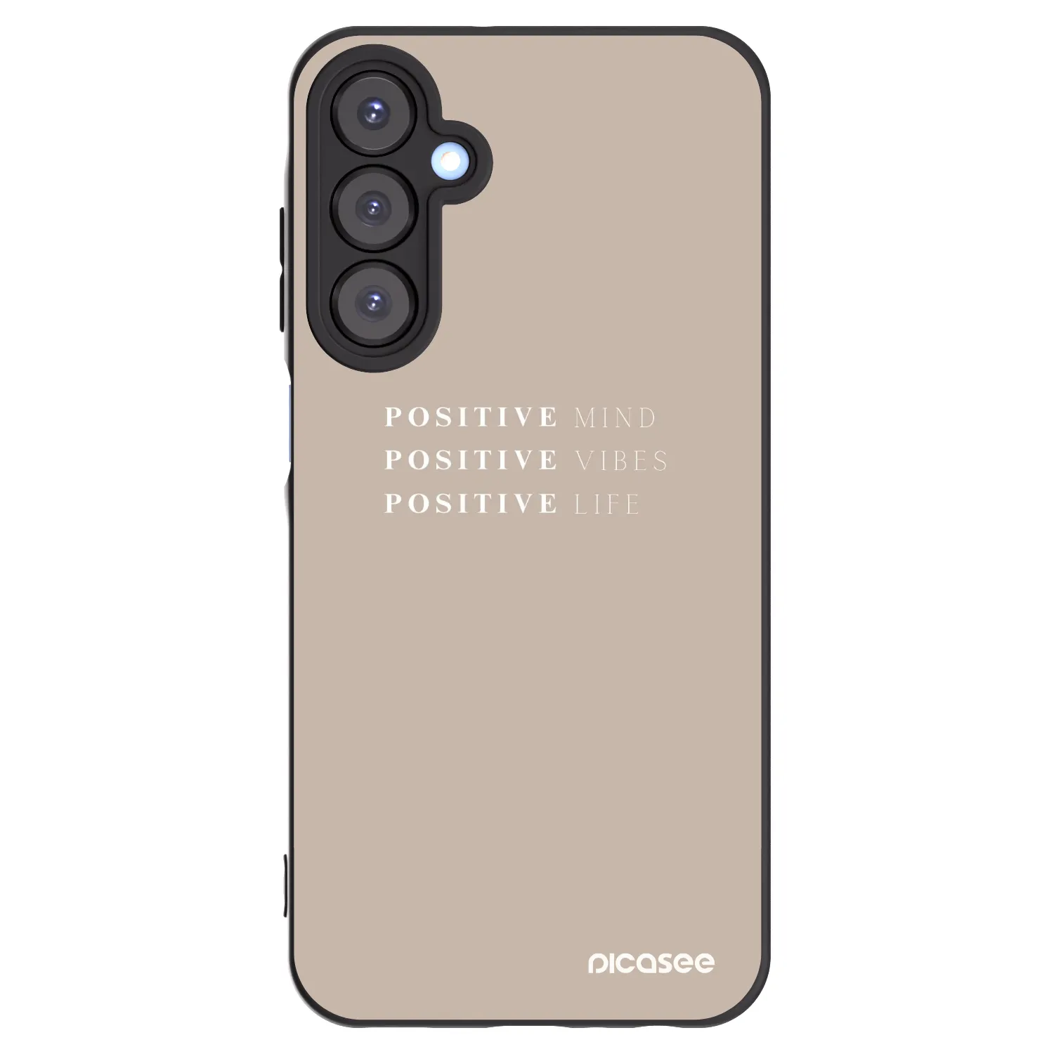 Picasee silikónový čierny obal pre Samsung Galaxy A25 A256B 5G - Positive Vibes