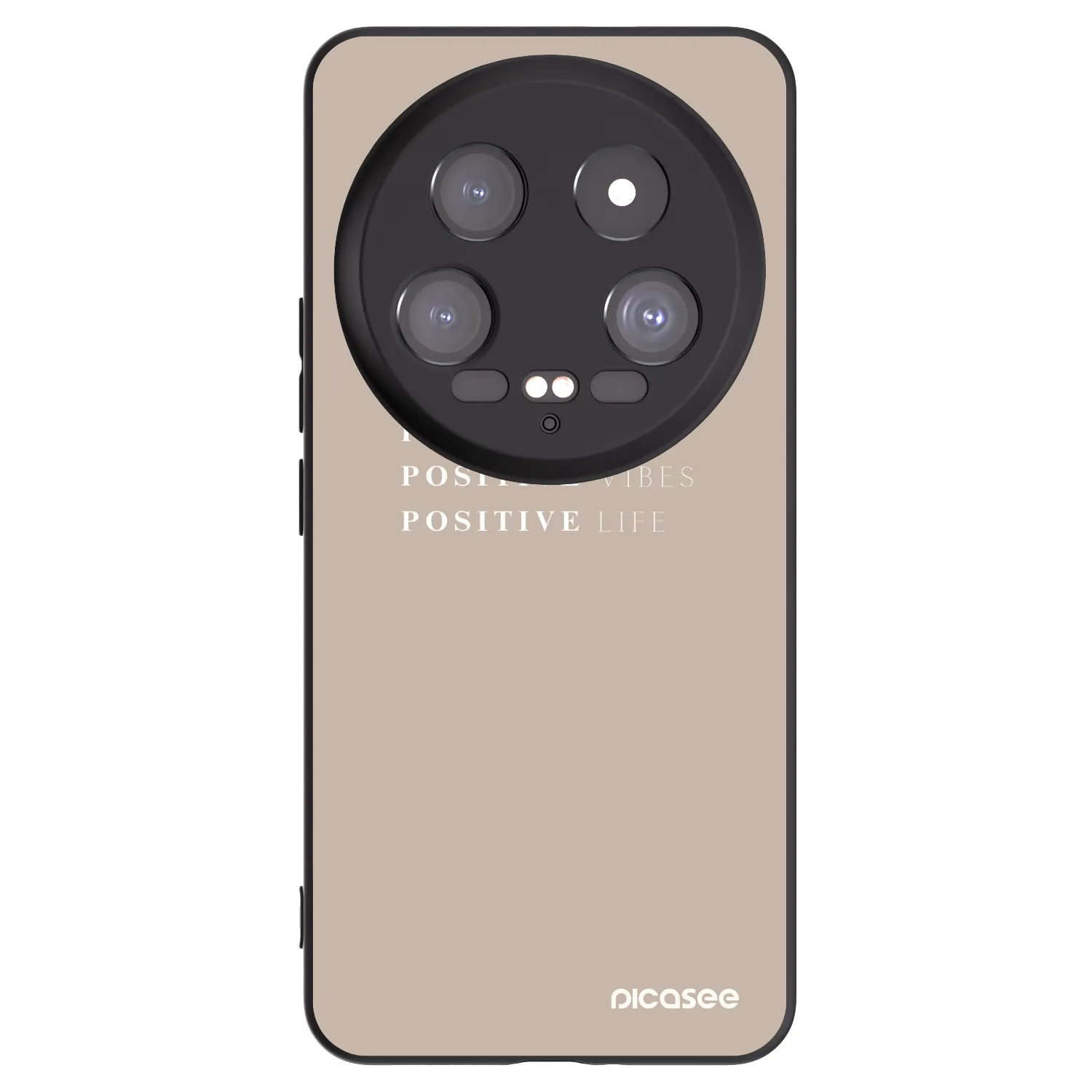 Silikónový čierny obal pre Xiaomi 14 Ultra - Positive Vibes