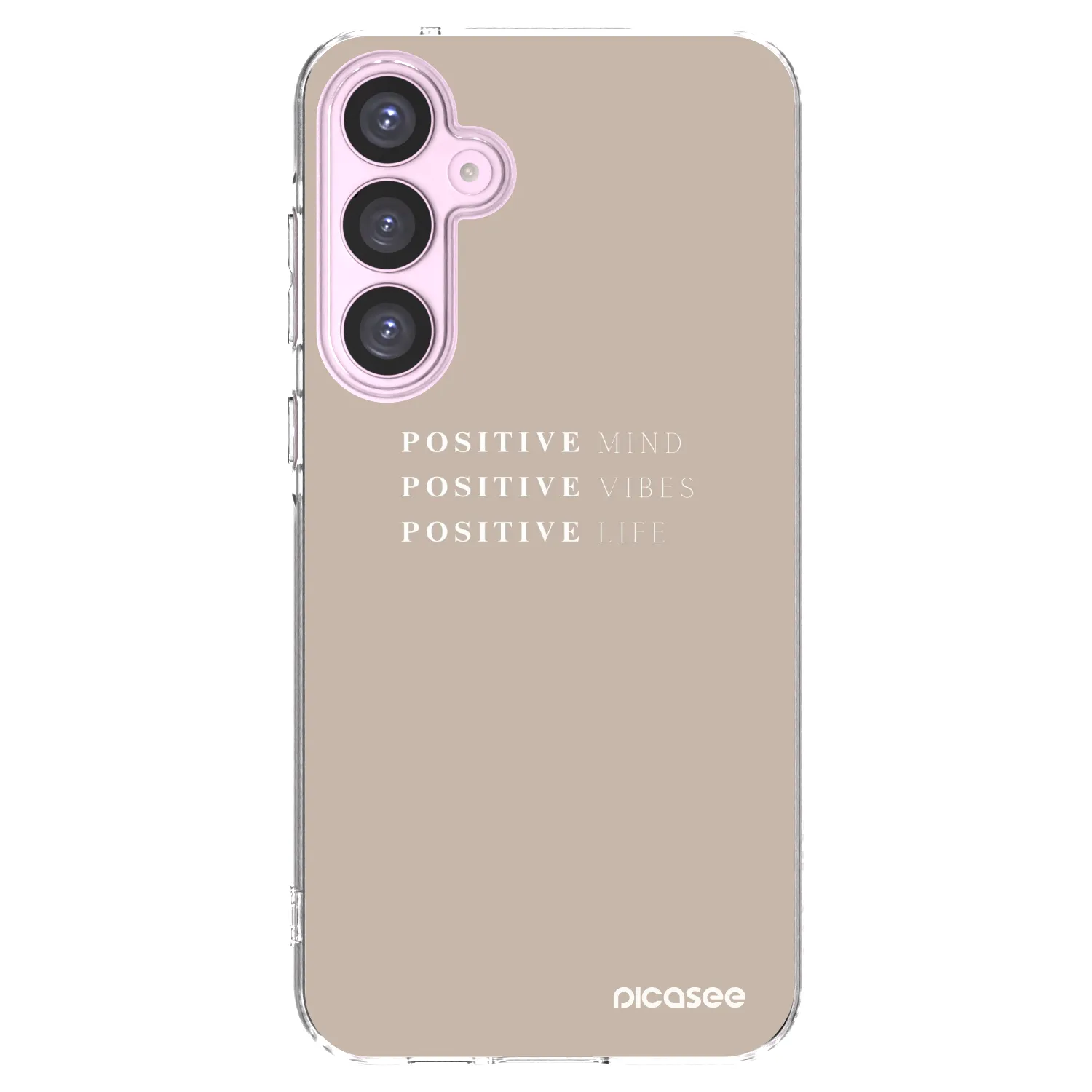 Picasee silikónový prehľadný obal pre Samsung Galaxy A55 5G A556B - Positive Vibes
