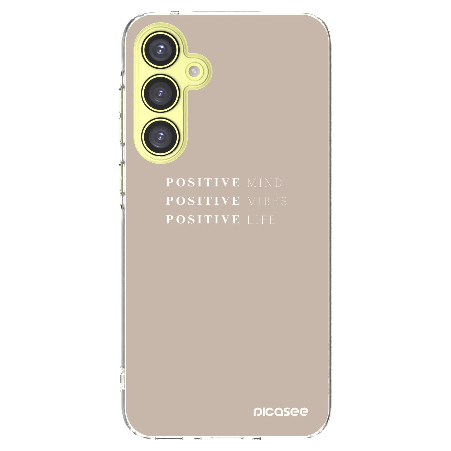 Picasee silikónový prehľadný obal pre Samsung Galaxy A35 5G A356B - Positive Vibes