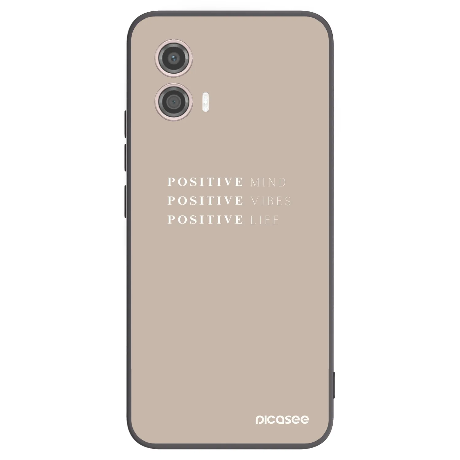 Picasee silikónový čierny obal pre Motorola Moto G53 5G - Positive Vibes
