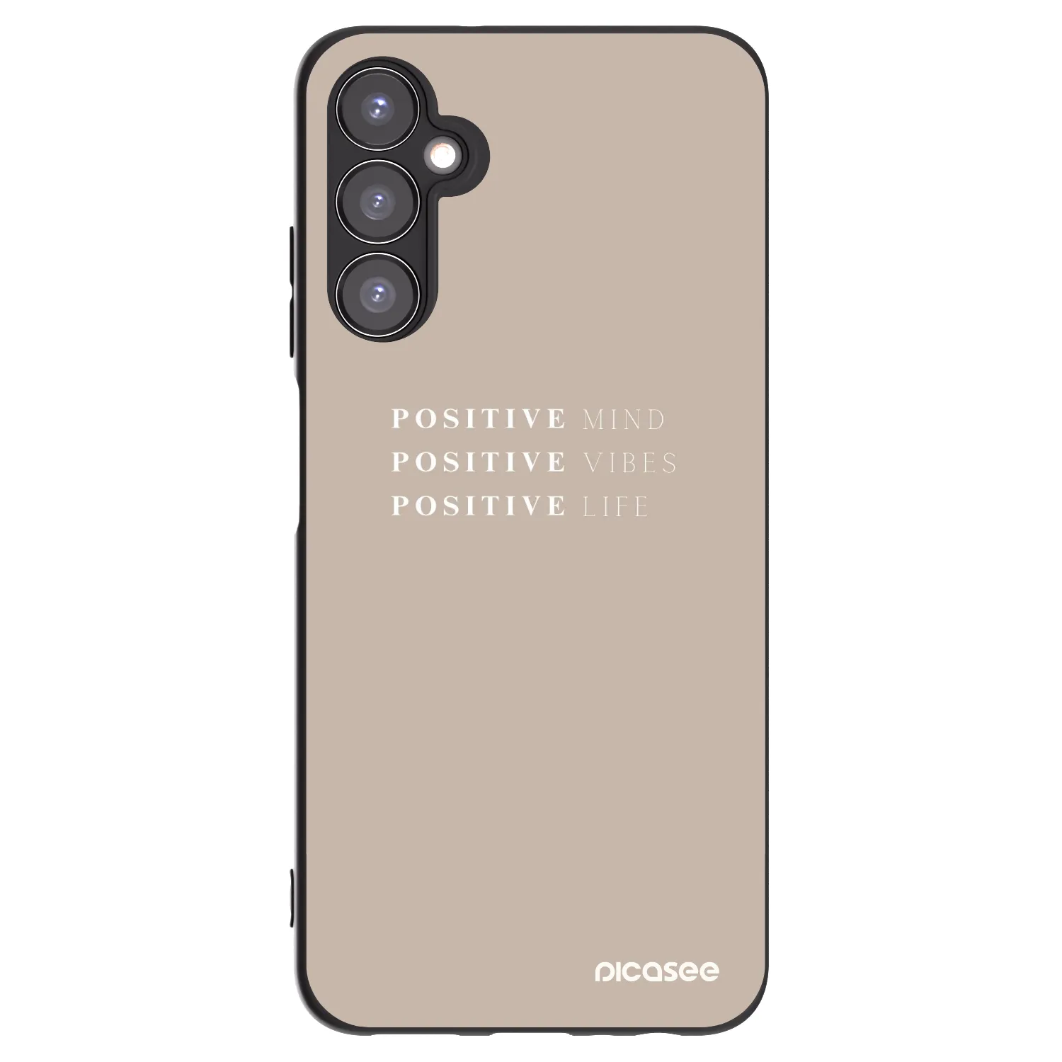 Picasee silikónový čierny obal pre Samsung Galaxy A05s A057G - Positive Vibes