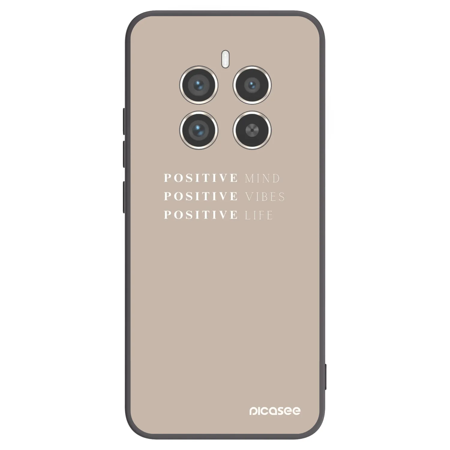 Picasee silikónový čierny obal pre Realme 12 Pro 5G - Positive Vibes
