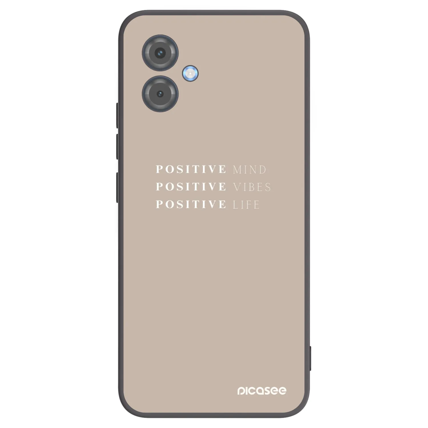 Picasee silikónový čierny obal pre Motorola Moto G14 - Positive Vibes