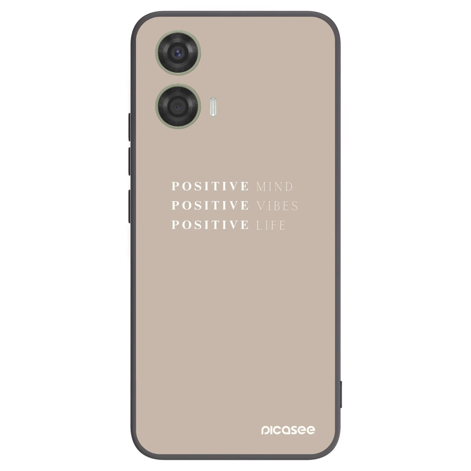 Picasee silikónový čierny obal pre Motorola Moto G24 - Positive Vibes