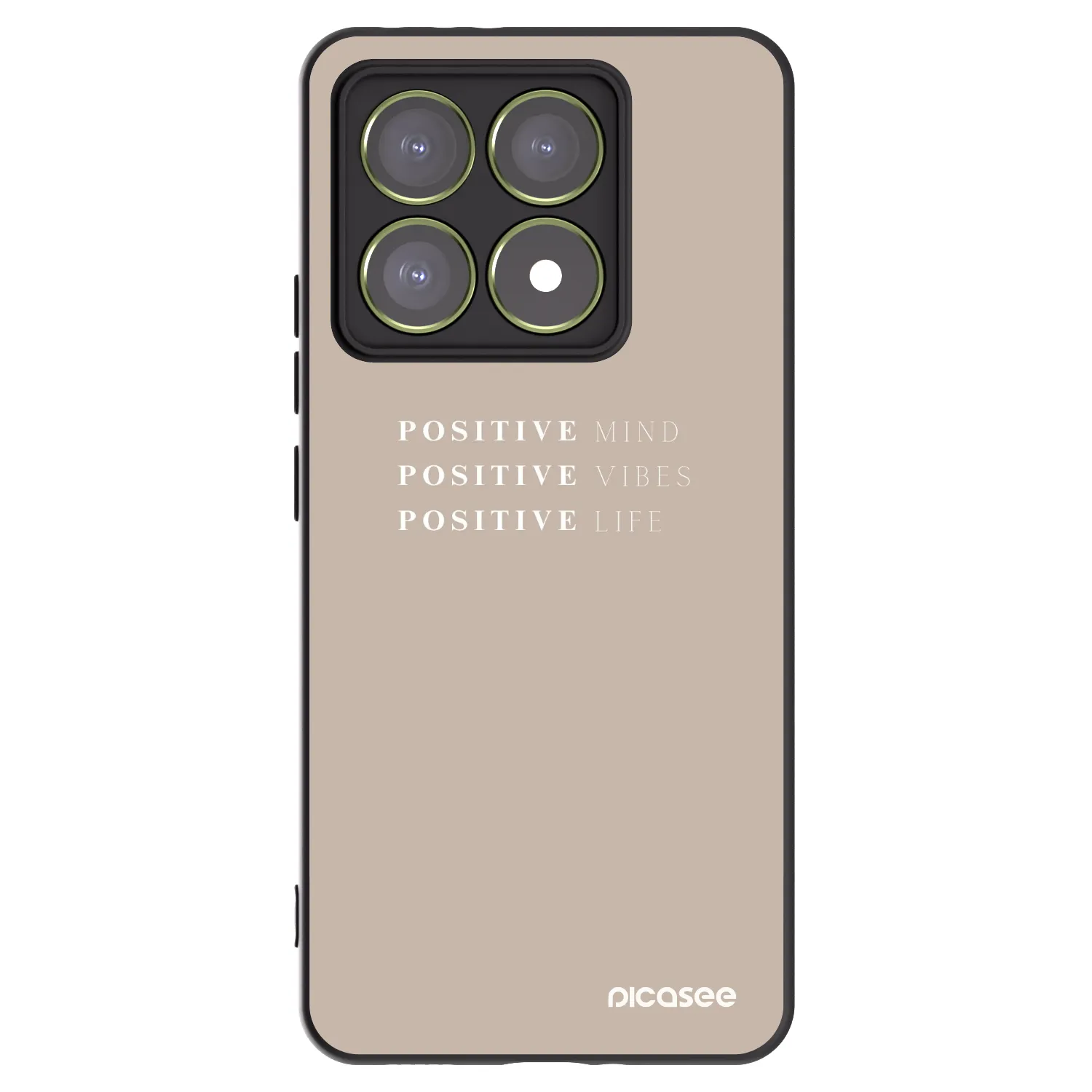 Picasee silikónový čierny obal pre Xiaomi 14T - Positive Vibes