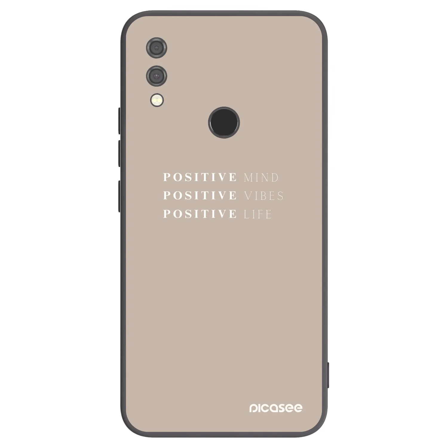 Picasee silikónový čierny obal pre Xiaomi Redmi Note 7 - Positive Vibes