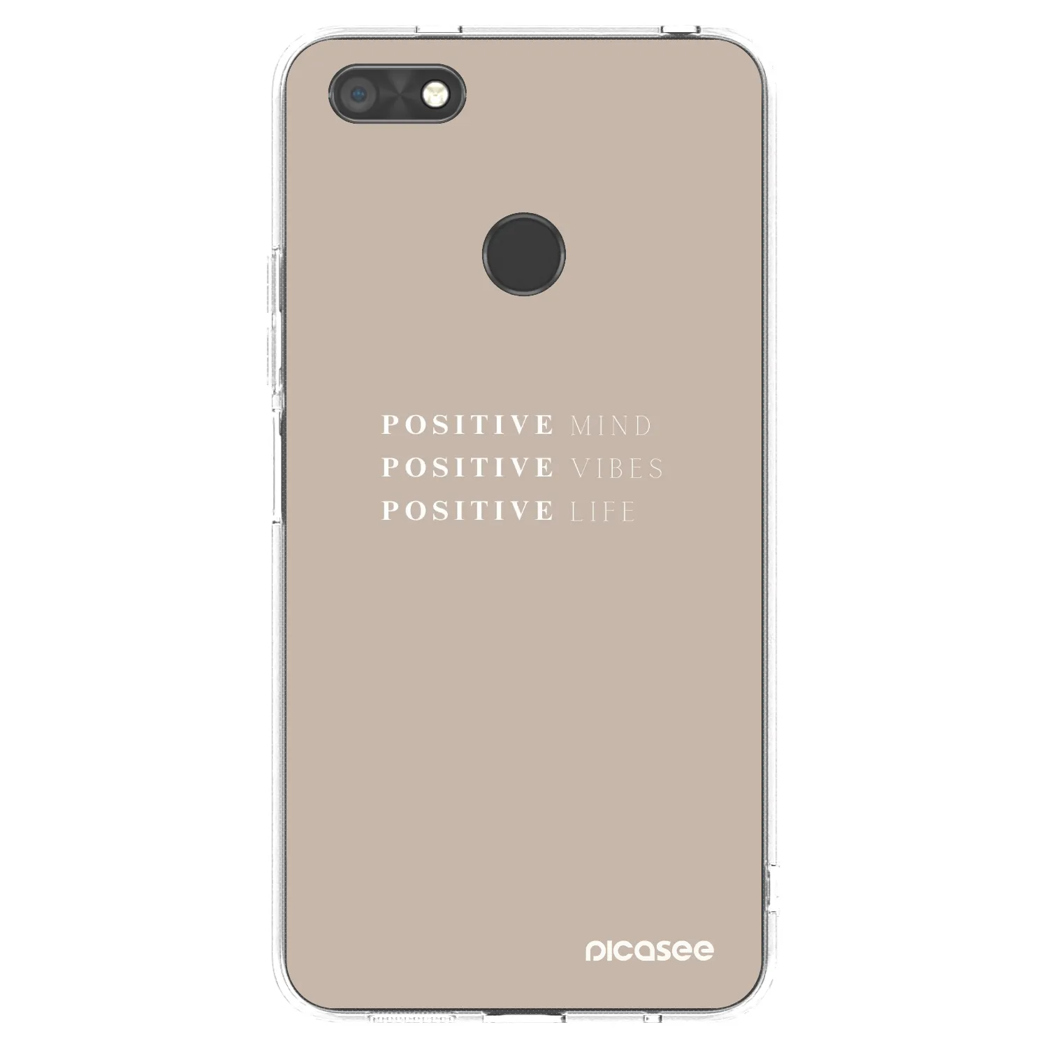 Picasee silikónový prehľadný obal pre Huawei P9 Lite Mini - Positive Vibes