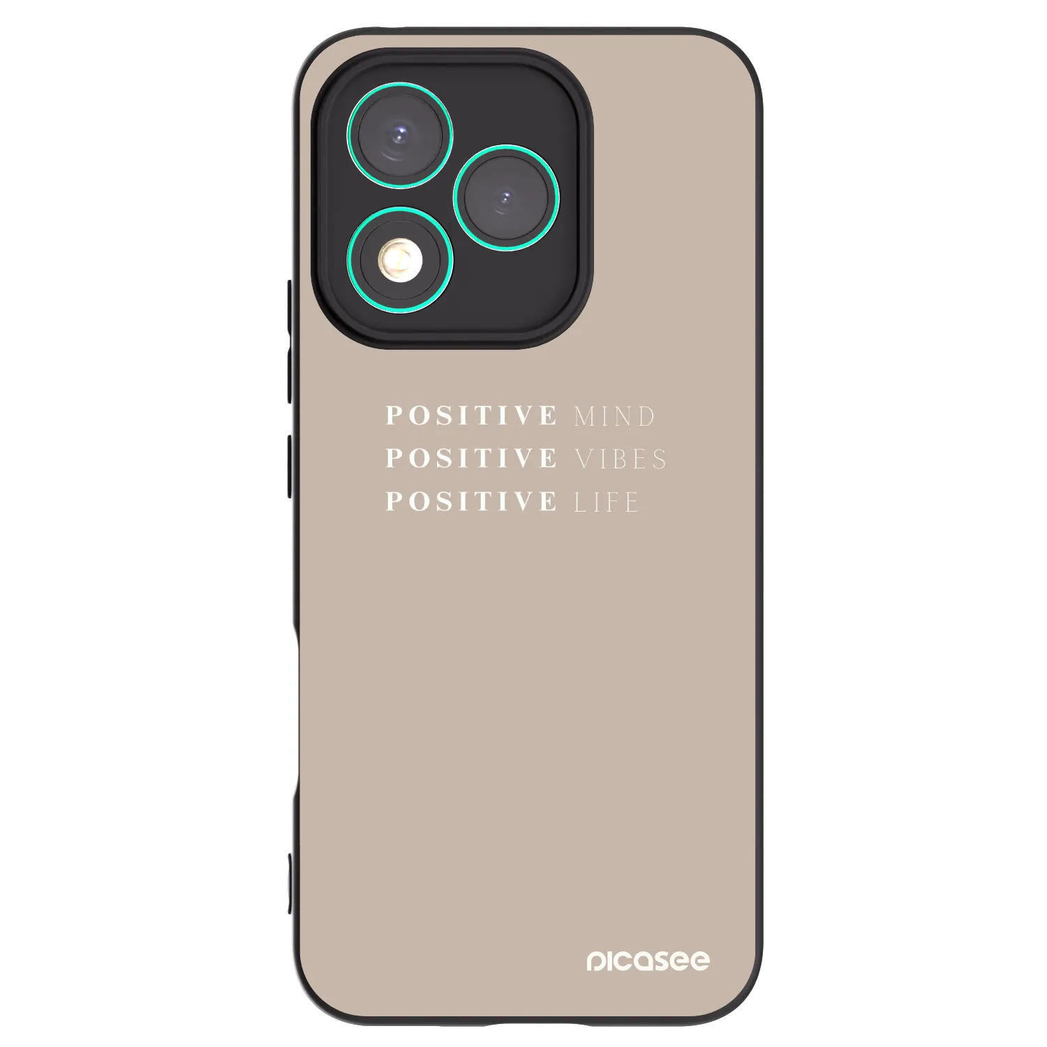 Silikónový čierny obal pre Honor 400 Lite 5G - Positive Vibes