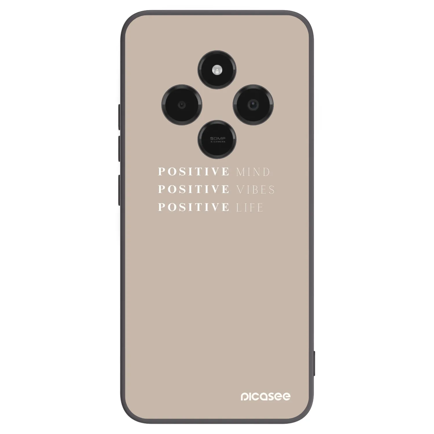 Picasee silikónový čierny obal pre Xiaomi Poco C75 - Positive Vibes
