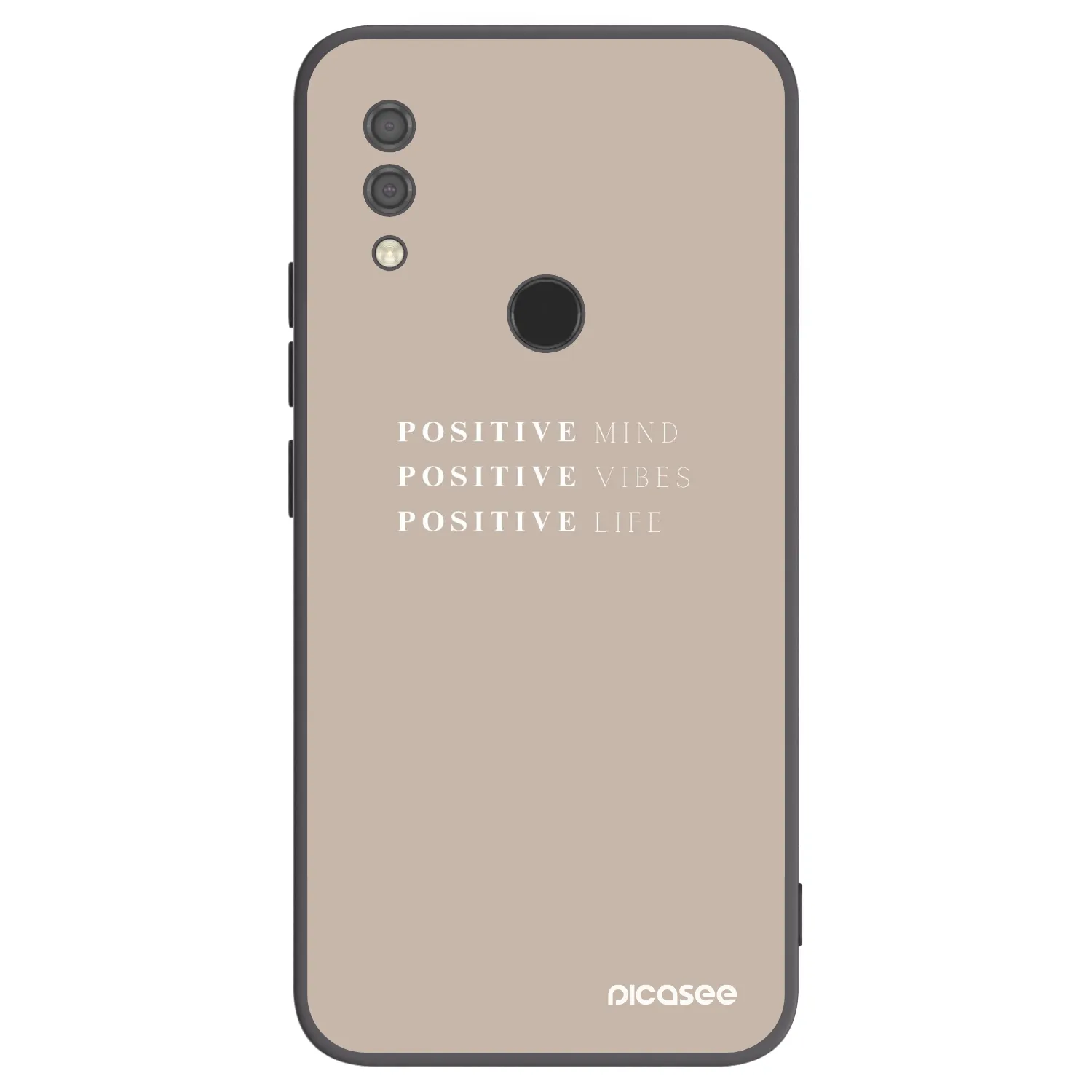 Picasee silikónový čierny obal pre Xiaomi Redmi 7 - Positive Vibes