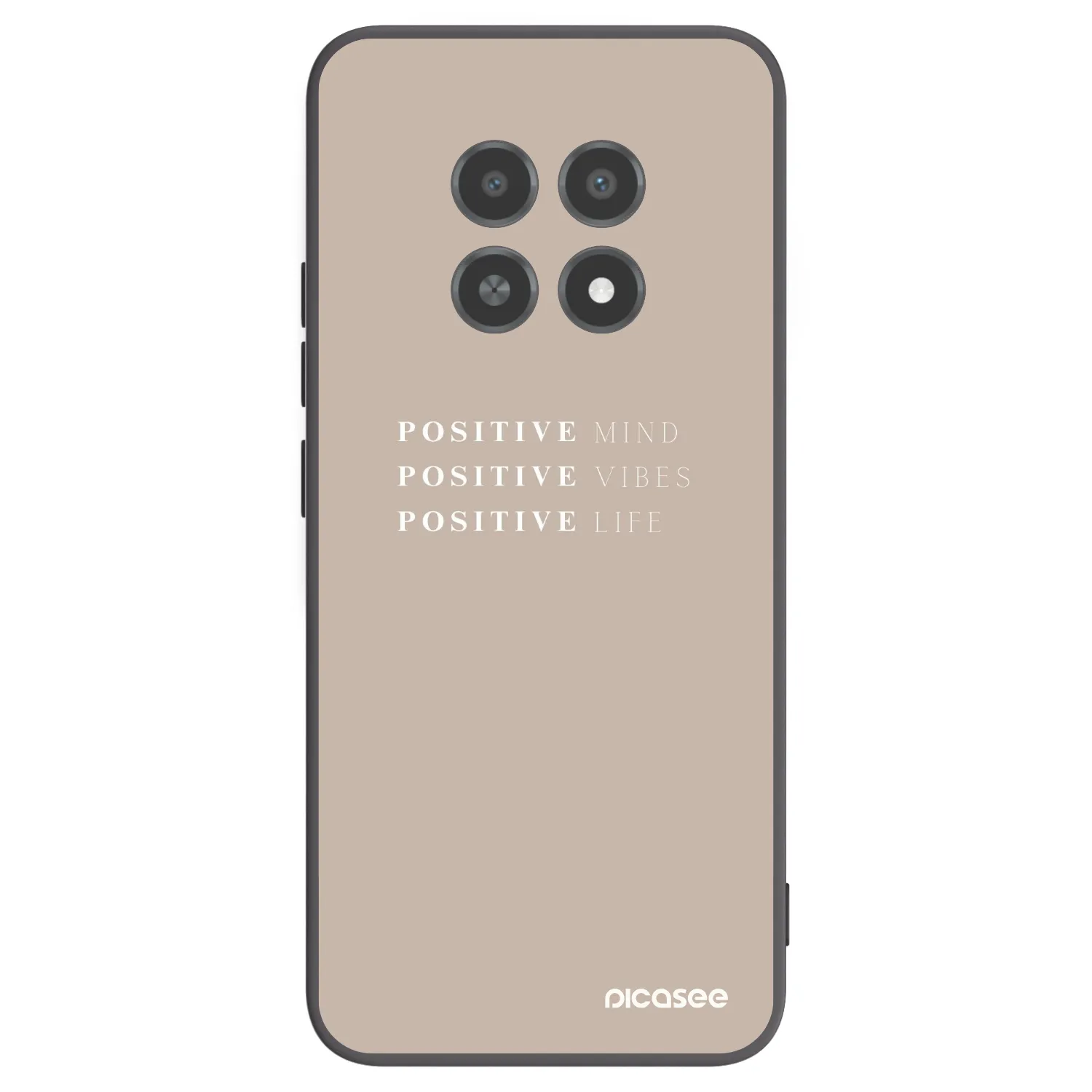 Picasee silikónový čierny obal pre Realme 12X - Positive Vibes